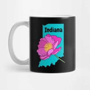 Indiana Peony State Flower Mug